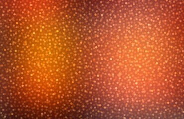 Orange shimmer confetti abstract textured background for festive decor.
