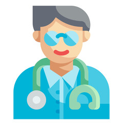doctor flat icon