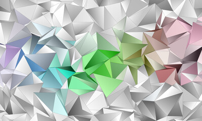 3d Triangles, abstract  background. Design wallpaper.