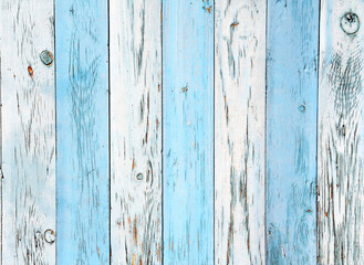 Ancient wooden planks with cracked paint
