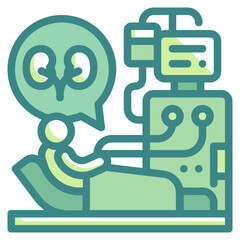 dialysis blue line icon