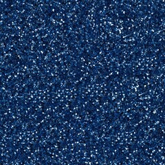 Dark blue glitter, sparkle confetti texture. Christmas abstract background, seamless pattern.