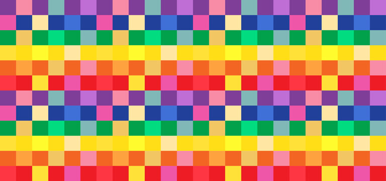 HD mosaic background with colorful pattern. Vector illustration LGBT pride day abstract background 