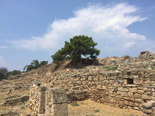 Hill of Kolona, just north of Aegina town, is the hill with one single column (kolona in Greek),...