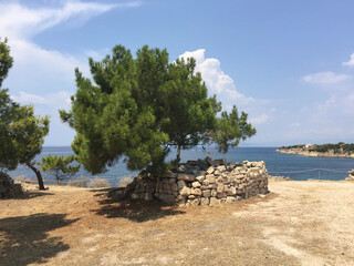 Hill of Kolona, just north of Aegina town, is the hill with one single column (kolona in Greek),...