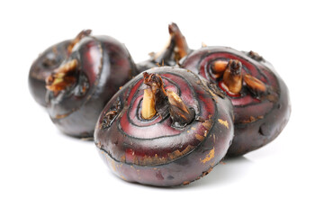 Water Chestnut on the white background