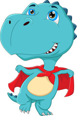 cute baby dinosaur posing