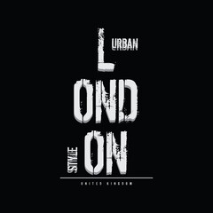 Vector illustration of vintage style typography. LONDDON, perfect for t-shirts, hoodies, prints etc.