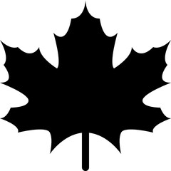 maple leaf glyph icon