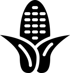 corn glyph icon