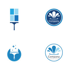 Cleaning logo and symbol ilustration vector template