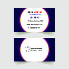Vector Modern Creative and Clean Business Card Template