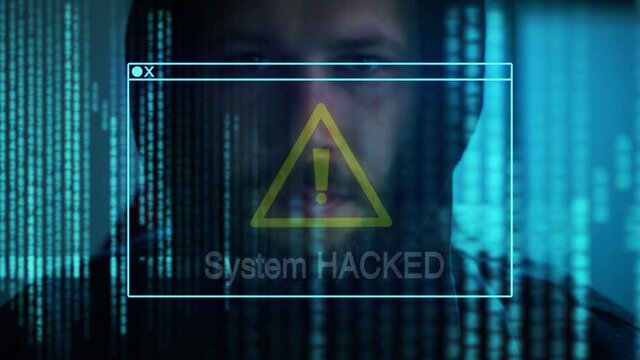 System Hecked  Hacker Angriff Computer