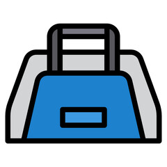 bag filled outline icon