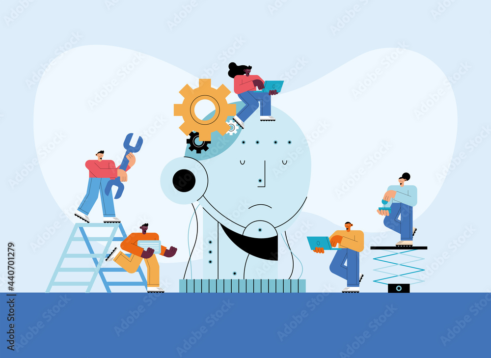 Poster artificial intelligence five users