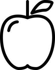 apple outline icon