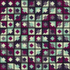 Abstract Geometric Pattern generative computational art illustration