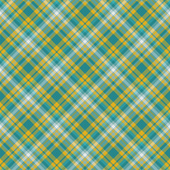 Plaid seamless pattern. Vector background of textile ornament. Flat fabric design.