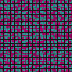 Abstract Geometric Pattern generative computational art illustration