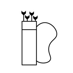 Arrow Holder on white background image