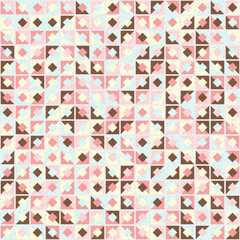 Abstract Geometric Pattern generative computational art illustration