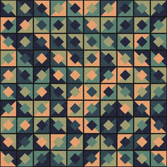 Abstract Geometric Pattern generative computational art illustration