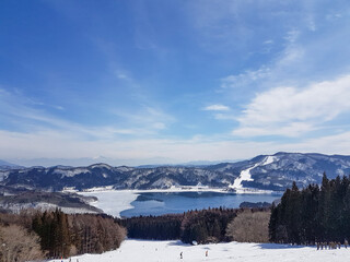 Ski resort in Japan
