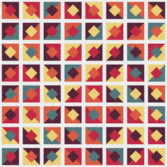 Abstract Geometric Pattern generative computational art illustration