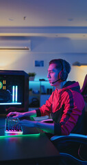 cyber sport gamer playing game © ryanking999
