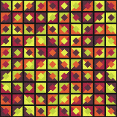 Abstract Geometric Pattern generative computational art illustration