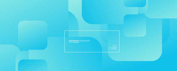 Obraz premium Square shapes composition geometric abstract background. 3D shadow effects and fluid gradients. Modern overlapping forms