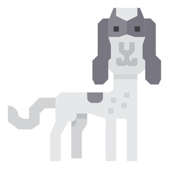 Dog flat icon