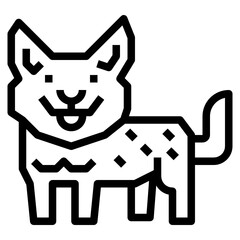 Dog outline icon