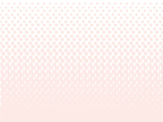 下に行くにつれて段々と大きくなる丸の背景ドット柄