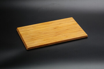 Wooden board for kitchen isolated