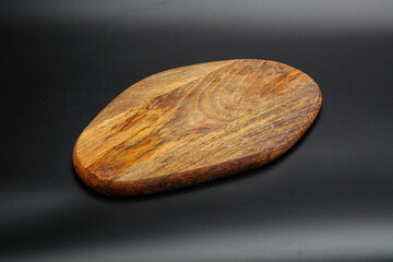 Wooden board for kitchen isolated