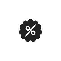 Discount icon. Vector illustration for graphic design, Web, UI, app.