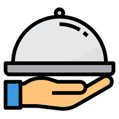 Order filled outline icon