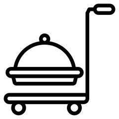 Delivery outline icon