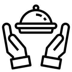 Delivery outline icon