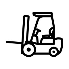Warehouse Forklift Icon