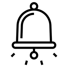 bell line icon
