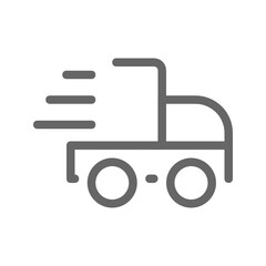 Fast Shipping outline icon.