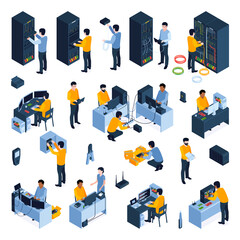 System Administrator Icons Set