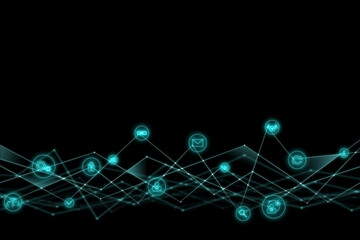 ビジネス　ネットワーク　テクノロジー　背景