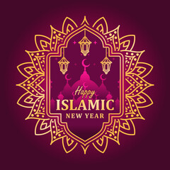 Happy Islamic New Year Background