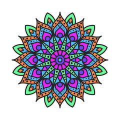 Ornamental decorative mandala pattern design