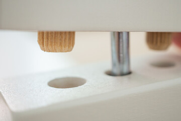 Assembly wooden chair furniture joins together