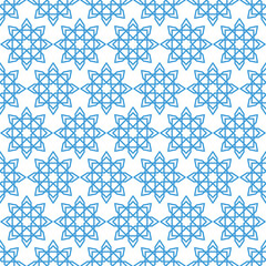 Islamic abstract ornament seamless pattern design