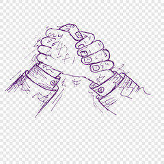 handshake for friendship